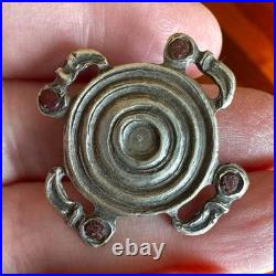 Rare Early Medieval Bird Brooch, Frankish Artifact, Circa 6th Century