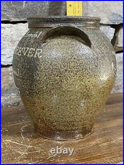 Rare! Early! Michel Bayne SC Edgefield Inspired Jar Slip Decorated Stoneware