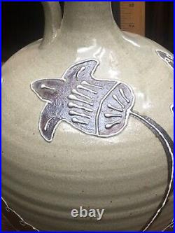 Rare! Early! Michel Bayne SC Edgefield Inspired Jug Slip Decorated Stoneware