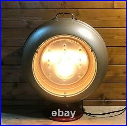 Rare Early Mid Century Converted Medical Health Lamp By Barber 1950's Atomic Age