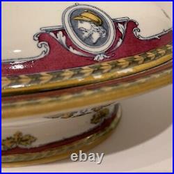 Rare Early Minton Large Tureen with Lid Antique 1864 Cameo Design Tableware