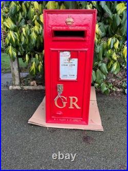 Rare Early Original GR V Wall Mounted Post Box Fully Refurbished 1920s