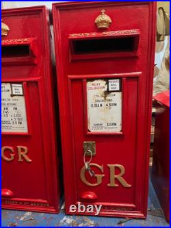Rare Early Original GR V Wall Mounted Post Box Fully Refurbished 1920s