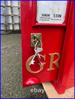 Rare Early Original GR V Wall Mounted Post Box Fully Refurbished 1920s