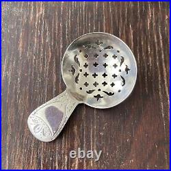 Rare Early Silver Caddy Spoon London 1797