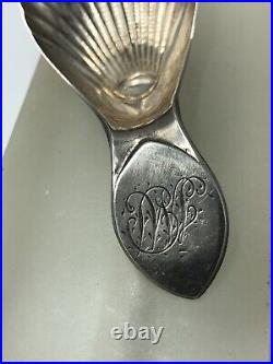 Rare Early Silver Caddy Spoon Richard Morton Sheffield 1786 Excellent Hallmarks