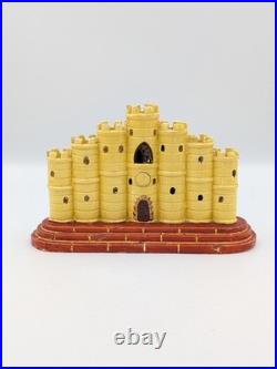 Rare Early Staffordshire Figure Castle Spill Vase (c. 1825) Restored