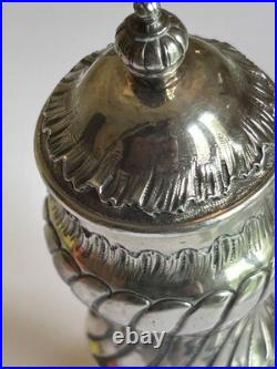 Rare Early Urn Shaped Silver Nutmeg Grater