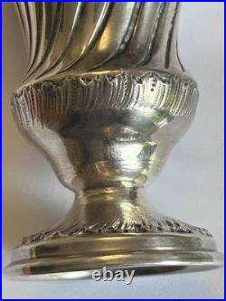 Rare Early Urn Shaped Silver Nutmeg Grater