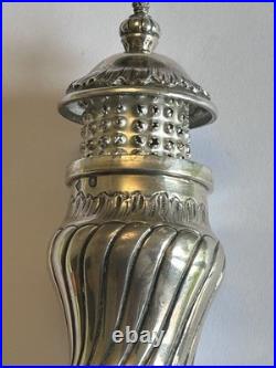 Rare Early Urn Shaped Silver Nutmeg Grater