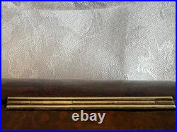 Rare Early Victorian Sewing Etui, In Minature Form Burr Walnut, With Contents