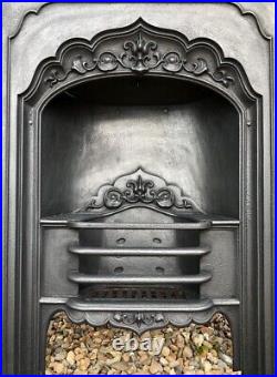 Rare Early Victorian Stunning Cast Iron Fireplace Insert. Circa 1850