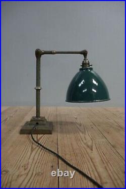 Rare Early Vintage Antique Dugdills Table Desk Lamp Light Industrial