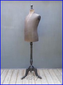 Rare Early Vintage Antique Stockman Male Shops Mannequin Advertising