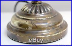 Rare Early Vintage Dugdills All Brass Construction, Daisy Head Joints Desk Lamp
