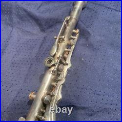 Rare Early Vintage Silver King Clarinet