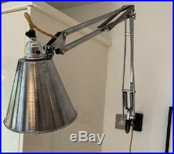 Rare Early Wall Mounted Anglepoise 1209 30s Industrial Design Herbert Terry