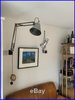 Rare Early Wall Mounted Anglepoise 1209 30s Industrial Design Herbert Terry