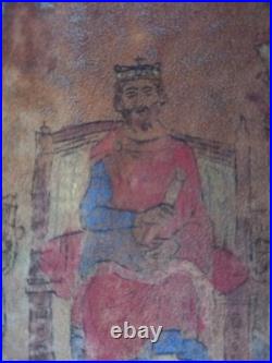 Rare Early to High Medieval Illuminated Vellum Manuscript Book Cover
