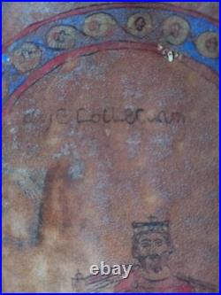 Rare Early to High Medieval Illuminated Vellum Manuscript Book Cover