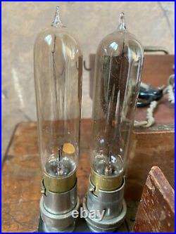 Rare Electromedical Quack French Machine With 3 Early Light Bulbs