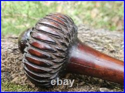 Rare Fijian Ula CIub antique 18th-early19th century artifact Finely carved LARGE
