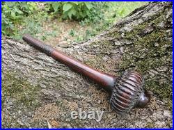 Rare Fijian Ula CIub antique 18th-early19th century artifact Finely carved LARGE