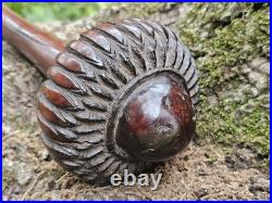 Rare Fijian Ula CIub antique 18th-early19th century artifact Finely carved LARGE