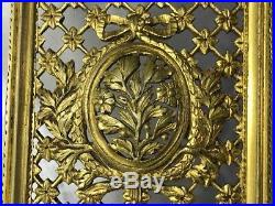 Rare Finest Early 19th Century Antique Regency Gilt Bronze Front Door Plaque