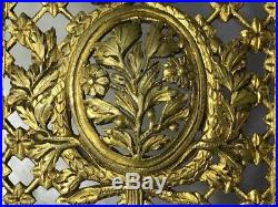 Rare Finest Early 19th Century Antique Regency Gilt Bronze Front Door Plaque