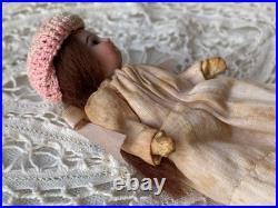 Rare French Antique Bisque Mignonette Doll Set Accessories Inc Early 20 Me