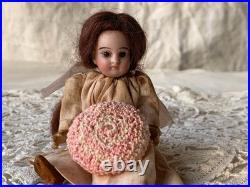 Rare French Antique Bisque Mignonette Doll Set Accessories Inc Early 20 Me
