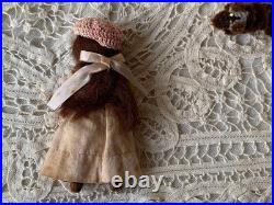 Rare French Antique Bisque Mignonette Doll Set Accessories Inc Early 20 Me