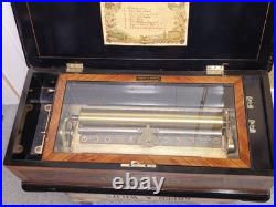 Rare Giant Early 19th 8 Air Music Box Large