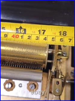 Rare Giant Early 19th 8 Air Music Box Large