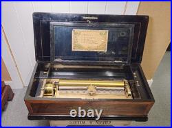 Rare Giant Early 19th 8 Air Music Box Large