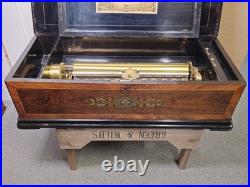 Rare Giant Early 19th 8 Air Music Box Large
