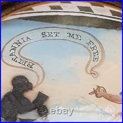 Rare Gouache Painting Abolition Of Slavery Britannia Set Us Free Antique c1820 Rare Gouache Painting Abolition Of Slavery Britannia Set Us Free Antique c1820