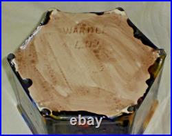 Rare & Handsome Antique Art Deco Wardle Art Pottery Hexangonal Planter, 1924 Rare & Handsome Antique Art Deco Wardle Art Pottery Hexangonal Planter, 1924