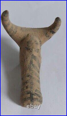 Rare Historic Early Harappan Terracotta Zebu Bull Figurine 3200-2600 B. C
