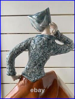 Rare Huge Art Deco Walter Goldscheider Myott Model of a Dancer Figurine 15