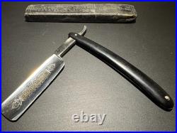 Rare Joseph Allen'The Hamburg Ring' Straight Razor Early 1900's Orig packaging