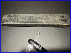 Rare Joseph Allen'The Hamburg Ring' Straight Razor Early 1900's Orig packaging
