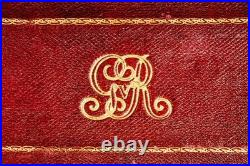 Rare King George V Antique Leather Despatch Document Box Royal