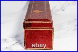 Rare King George V Antique Leather Despatch Document Box Royal