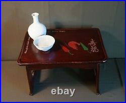 Rare Korean Early 1900 Low Rectangular Table GangWonBan Good Fortune