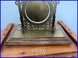 Rare Large Antique Early 19th C Oriental Gothic Pagoda Brass Dinner Table Gong