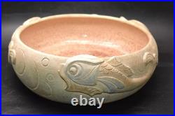 Rare Large Compton Pottery Fish Bowl Centerpiece Antique Arts & Crafts Movement