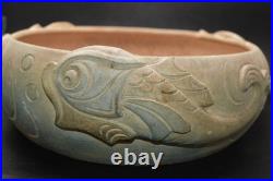 Rare Large Compton Pottery Fish Bowl Centerpiece Antique Arts & Crafts Movement