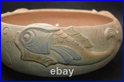Rare Large Compton Pottery Fish Bowl Centerpiece Antique Arts & Crafts Movement